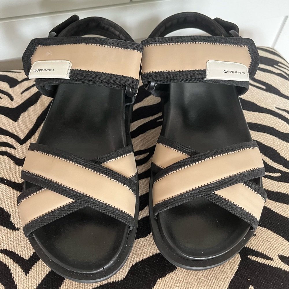 Ganni hiking sandals size 39